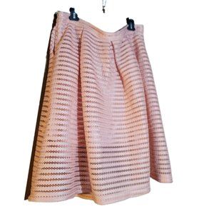 Pink Peak a Boo A Line Full Eyelet Skirt